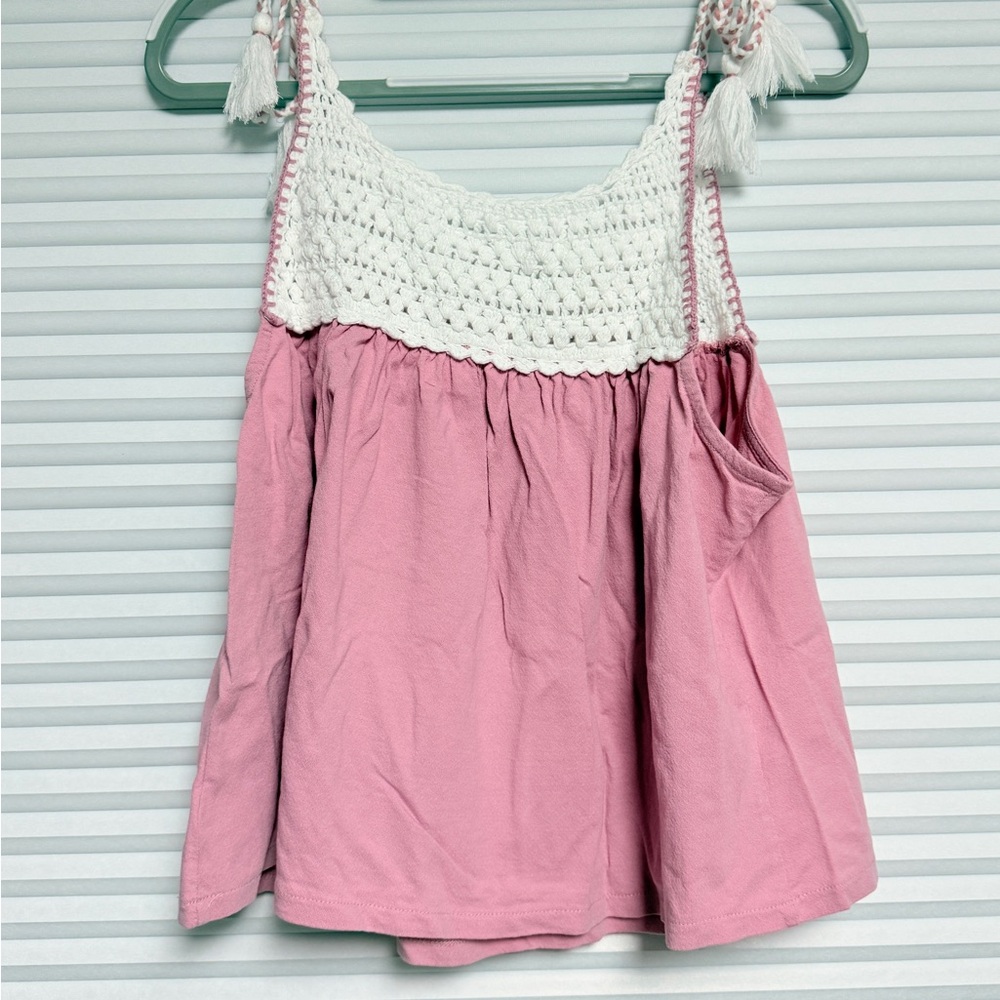 Lucky Brand Pink and White Cotton Tank - Picture 3 of 5